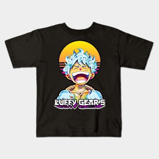 Luffy Anime Pop Art Kids T-Shirt